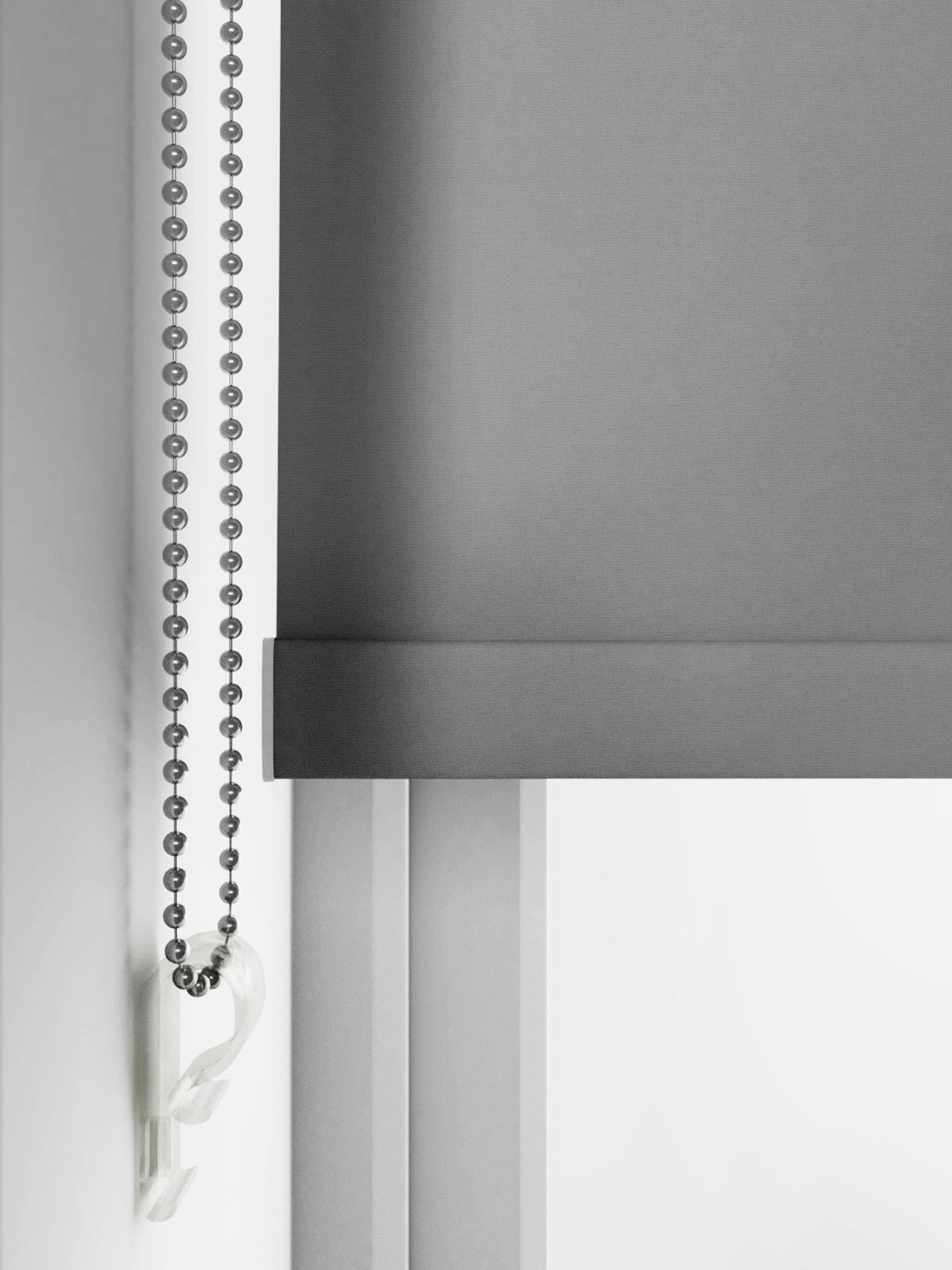Butler Fog Grey made to measure roller blind (British brand)