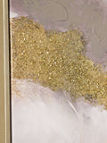 Lipsy gold ombre wall art set 60x60cm, UK version