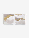 Lipsy gold ombre wall art set 60x60cm, UK version