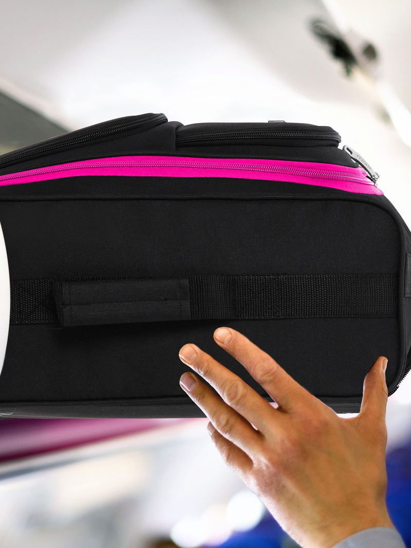 Flight Knight soft cabin carry-on bag grey/black (British brand)