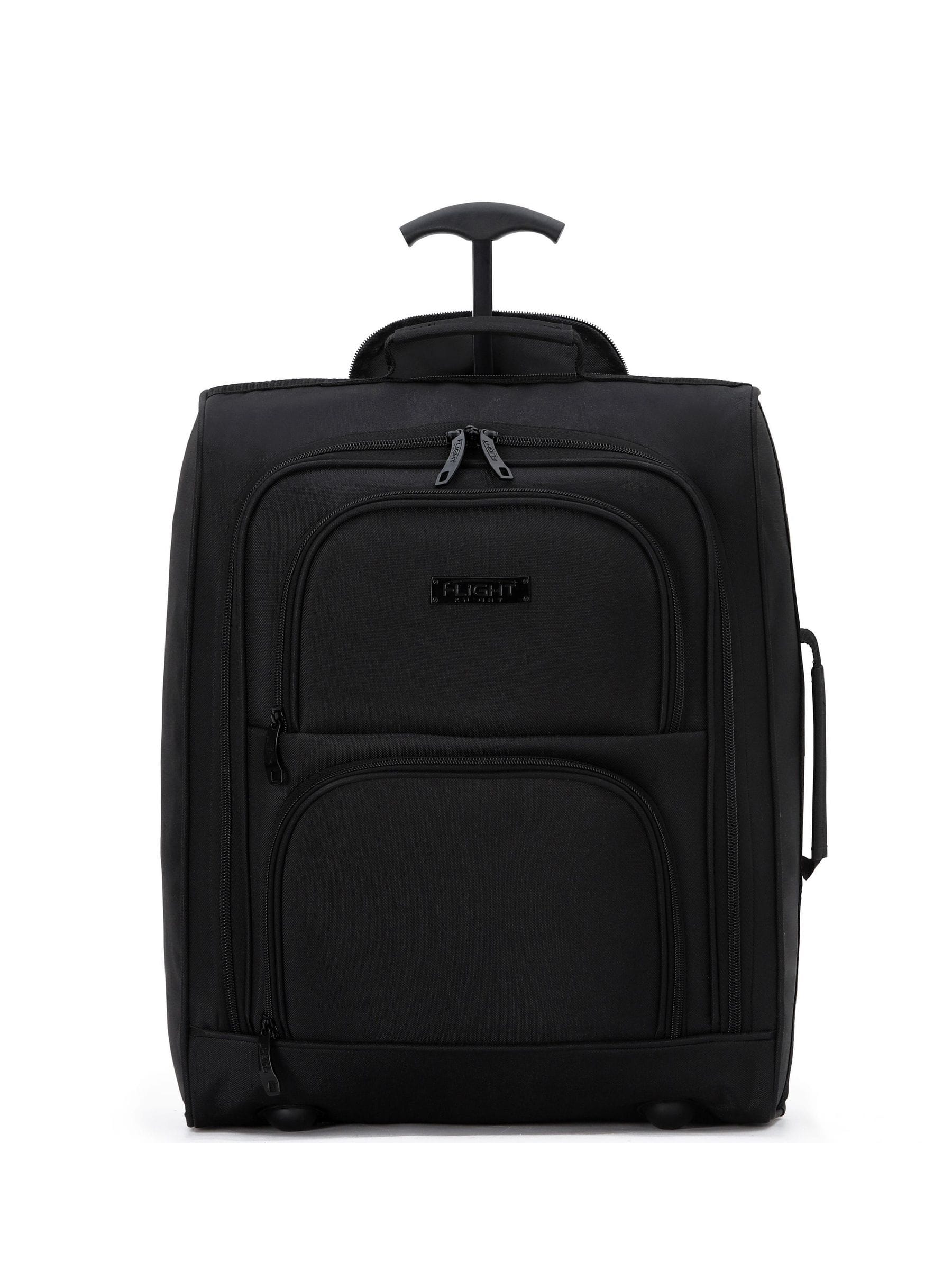 Flight Knight Grey/Black Soft Cabin Carry-On Bag 45x36x20cm