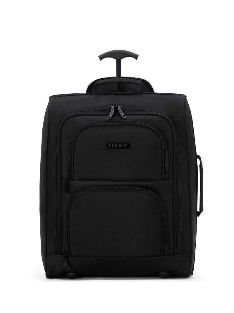Flight Knight Grey/Black Soft Cabin Carry-On Bag 45x36x20cm