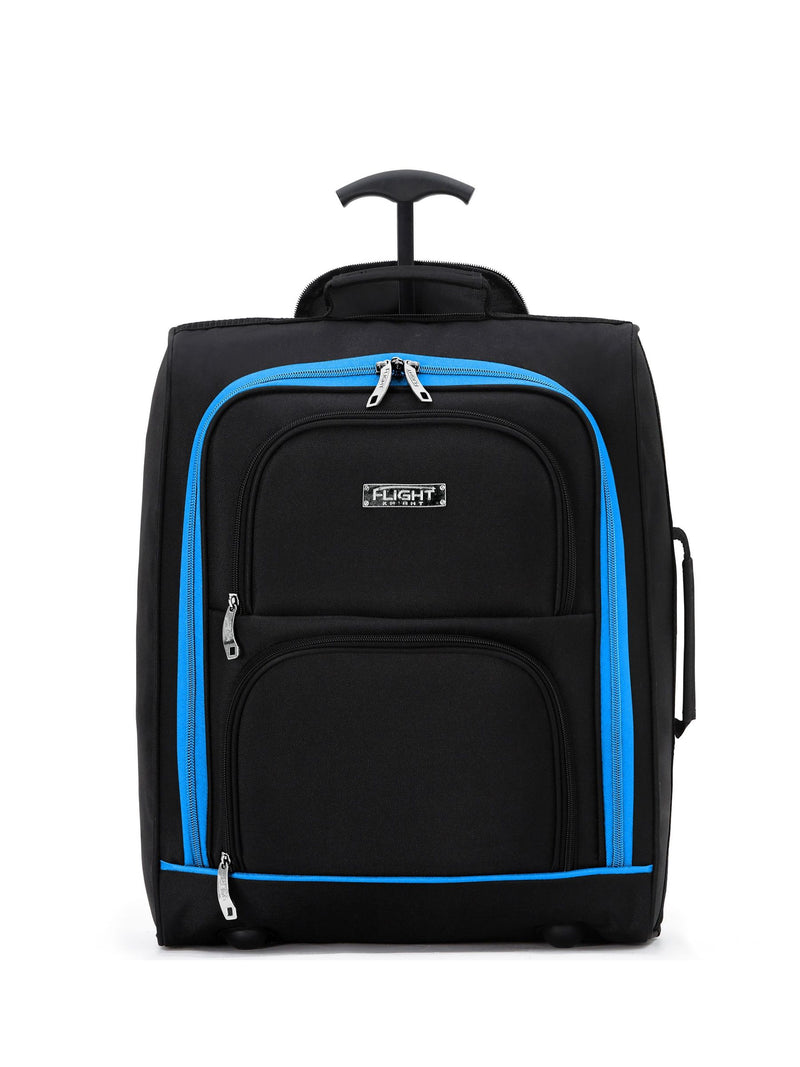 Flight Knight Grey/Black Soft Cabin Carry-On Bag 45x36x20cm