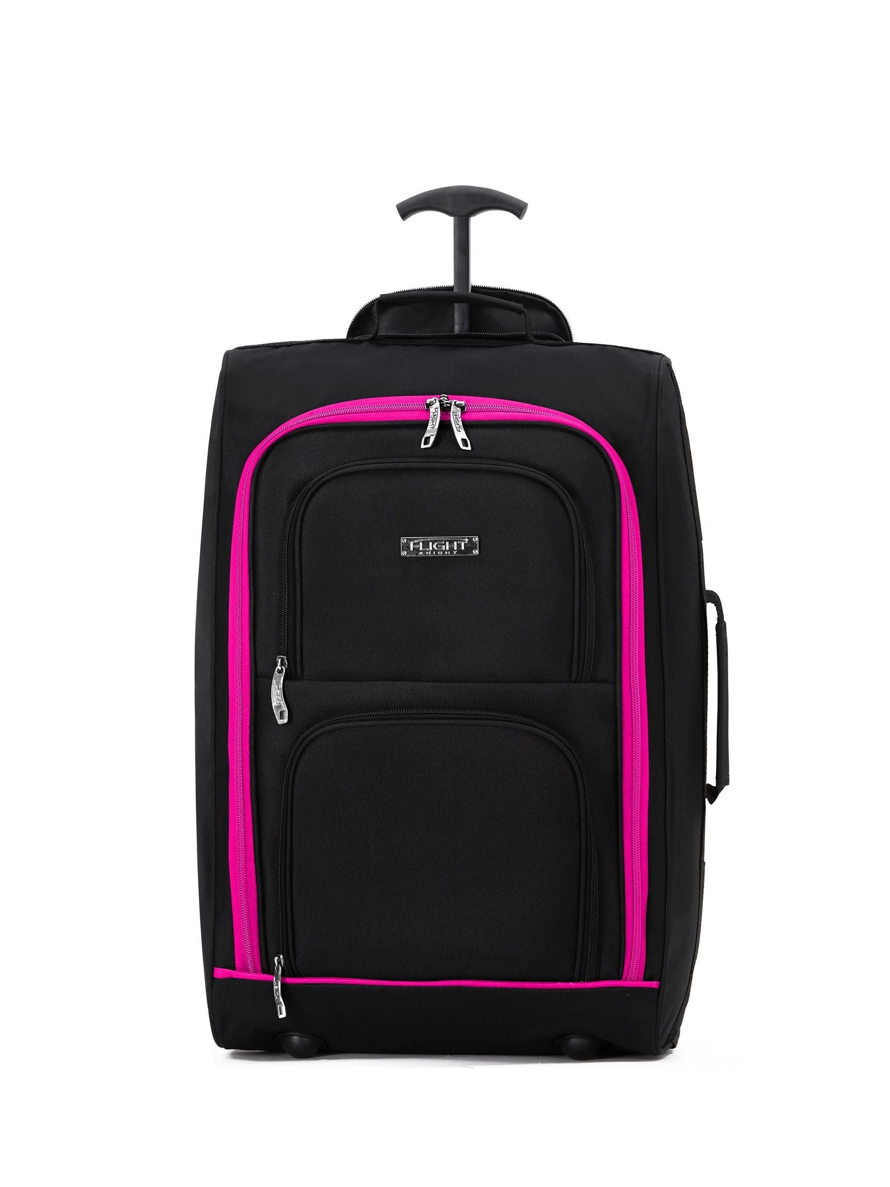 Flight Knight cabin carry-on Black/Pink, UK version