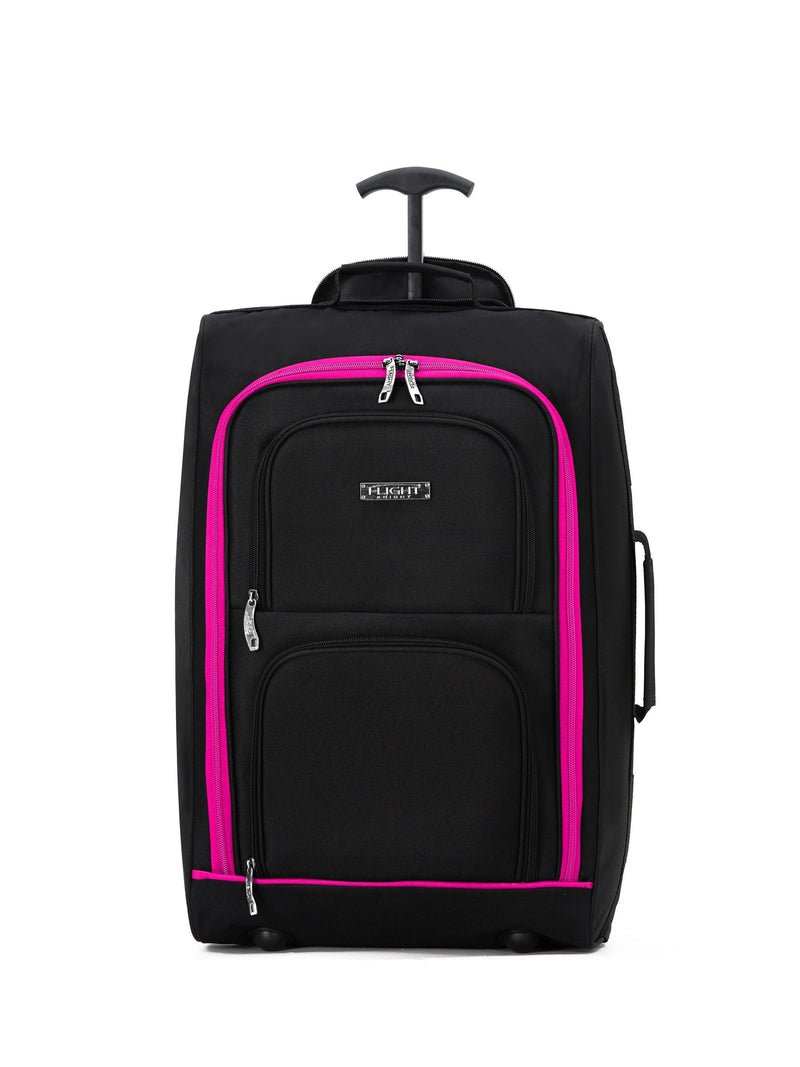Flight Knight cabin carry-on Black/Pink, UK version