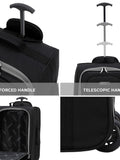 Flight Knight soft cabin carry-on bag grey/black (British brand)