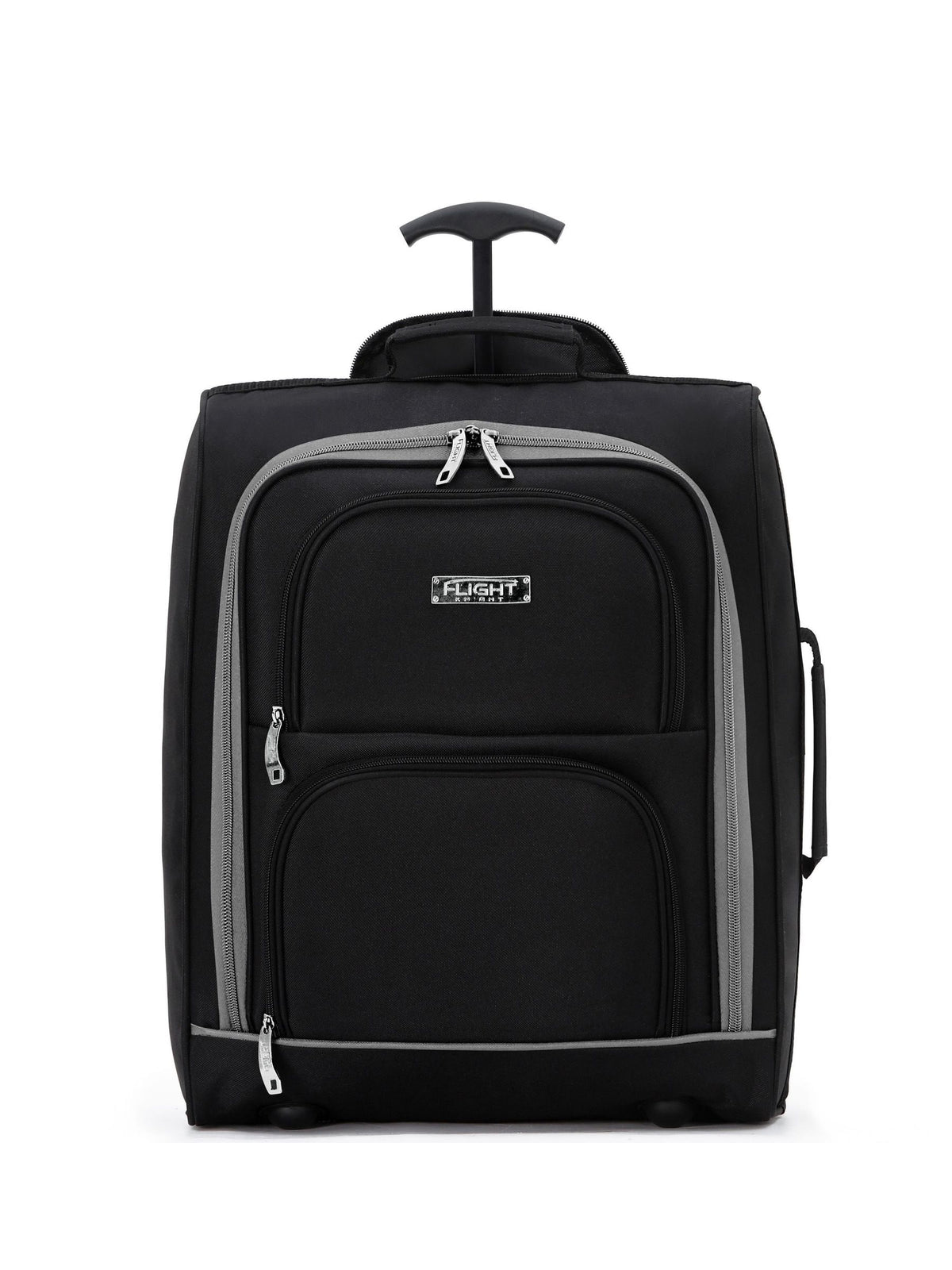 Flight Knight soft cabin carry-on bag grey/black (British brand)