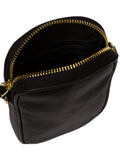 Pure Luxuries London black Nappa leather cross-body phone bag - British product