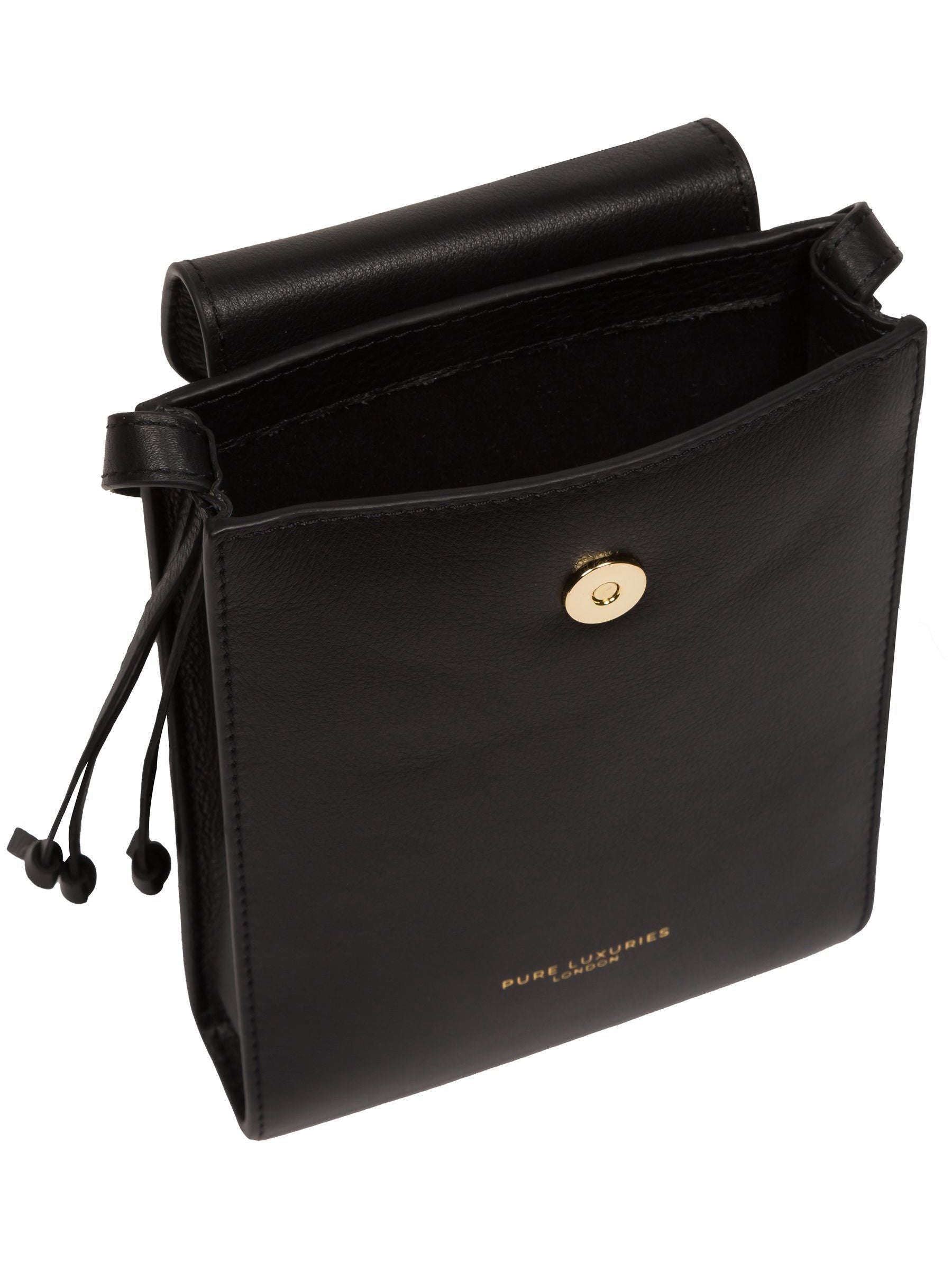 Pure Luxuries London Kiana Nappa leather cross-body phone bag (British brand)