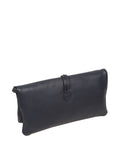 Pure Luxuries London blue Selene Nappa leather clutch bag, UK version