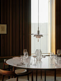 Nordlux pendant ceiling light brushed chrome 51cm (British brand)