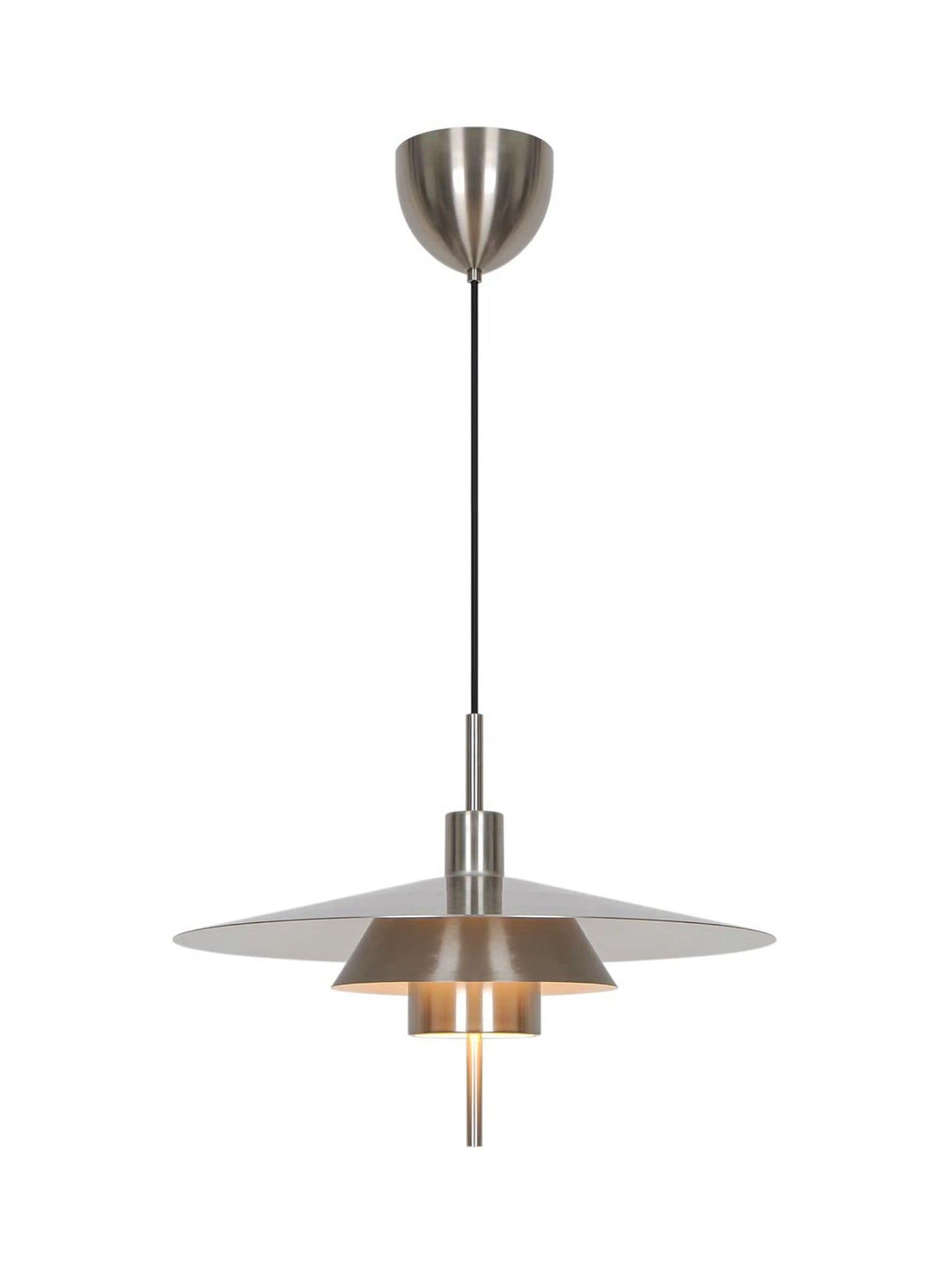 Nordlux pendant ceiling light brushed chrome 51cm (British brand)