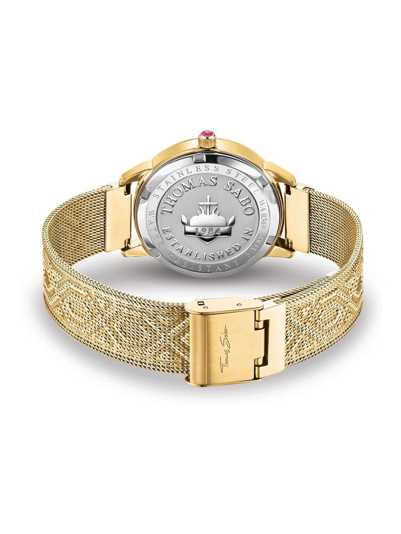 Thomas Sabo dragonfly watch green dial gold bracelet - British product
