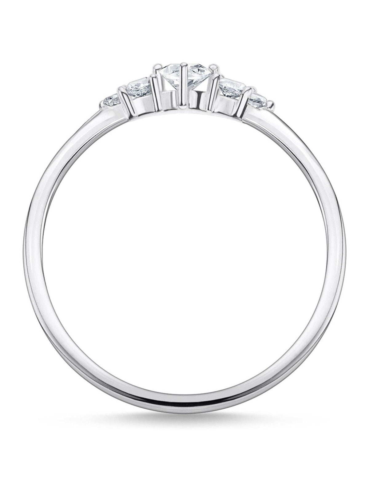 Thomas Sabo White Sparkling Vintage ring (British brand)