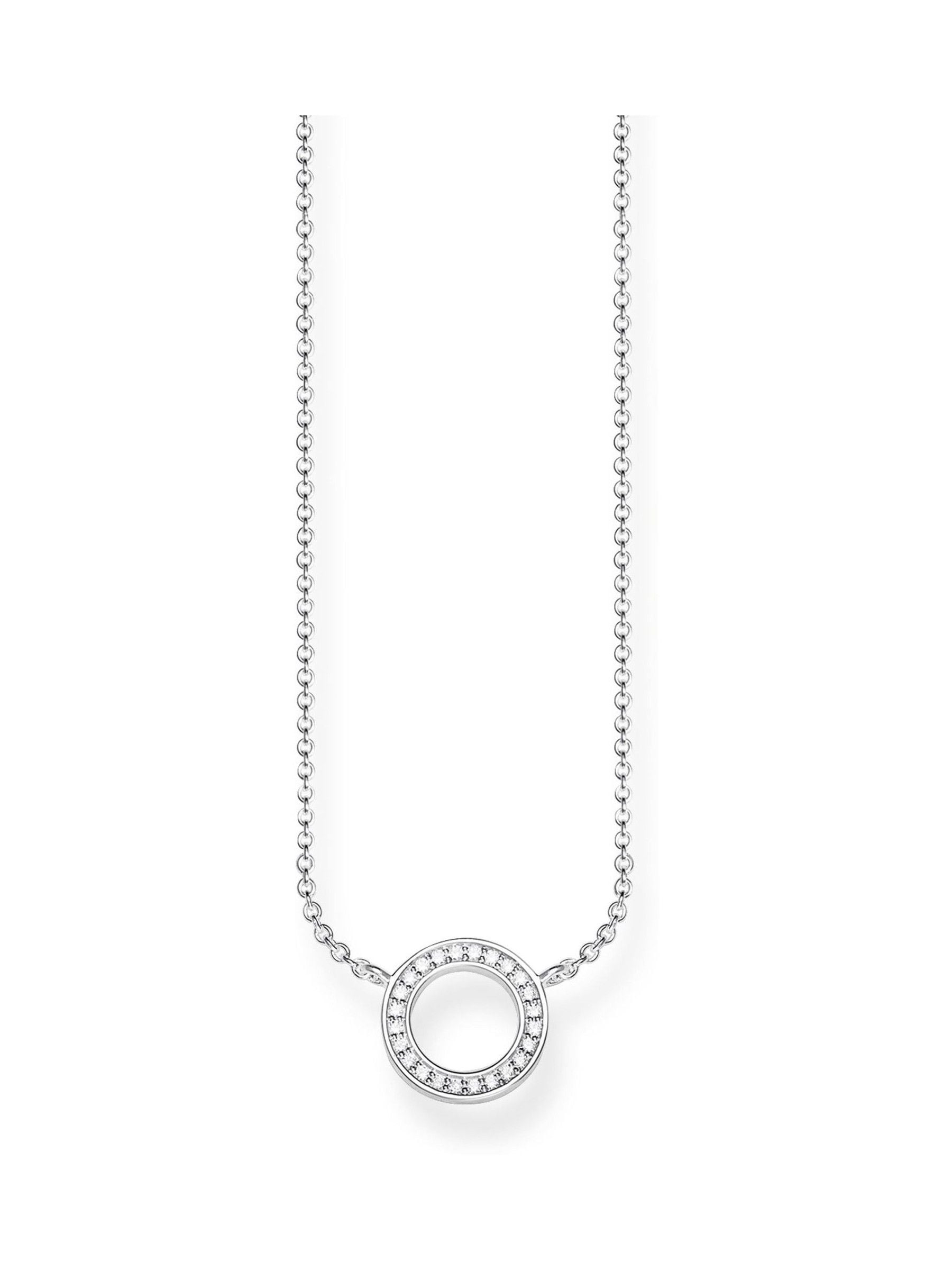 Thomas Sabo white circle necklace, imported from the UK