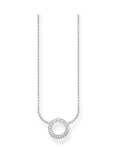 Thomas Sabo white circle necklace, imported from the UK