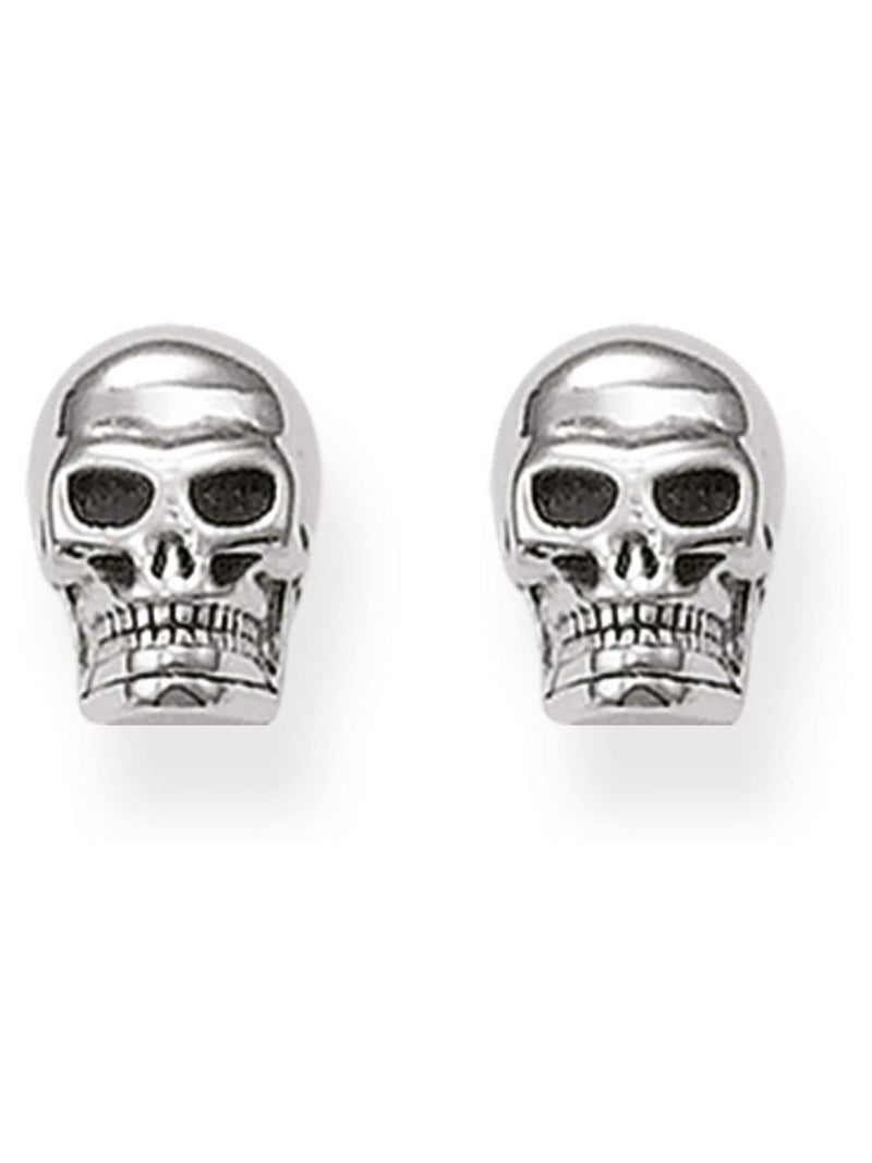 Thomas Sabo Silber Totenkopf Ohrstecker - 925 Silber, Geschwärzt