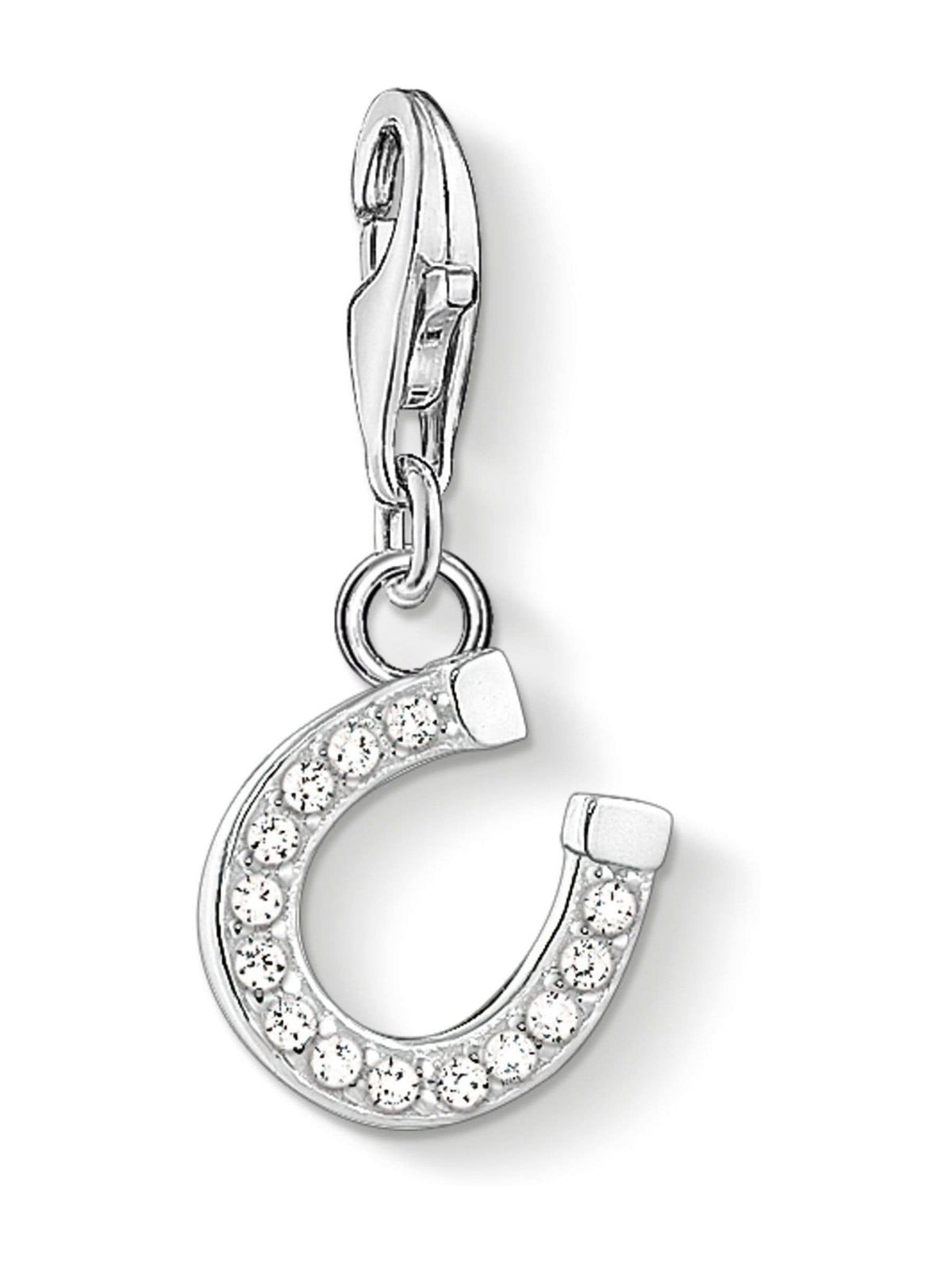 Thomas Sabo white lucky horseshoe charm - British product