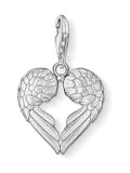 Thomas Sabo silver angel wings heart pendant 1.6 cm - British product