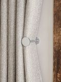 Set of 2 Chrome Next Stud Curtain Holdbacks