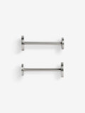 Set of 2 Brushed Silver Next Stud Curtain Holdbacks