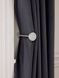 Set of 2 Brushed Silver Next Stud Curtain Holdbacks