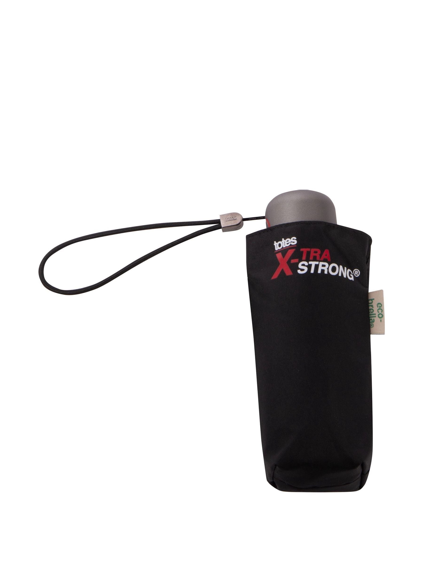 Totes Black Xtra Strong Mini Umbrella - British product