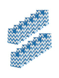 Hallmark blue zig-zag design medium gift bags set of 12, UK version