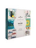 Hallmark blue illustrated blank greeting cards 20 pack, UK version