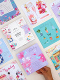 Hallmark pink floral birthday cards 20 pack, UK version