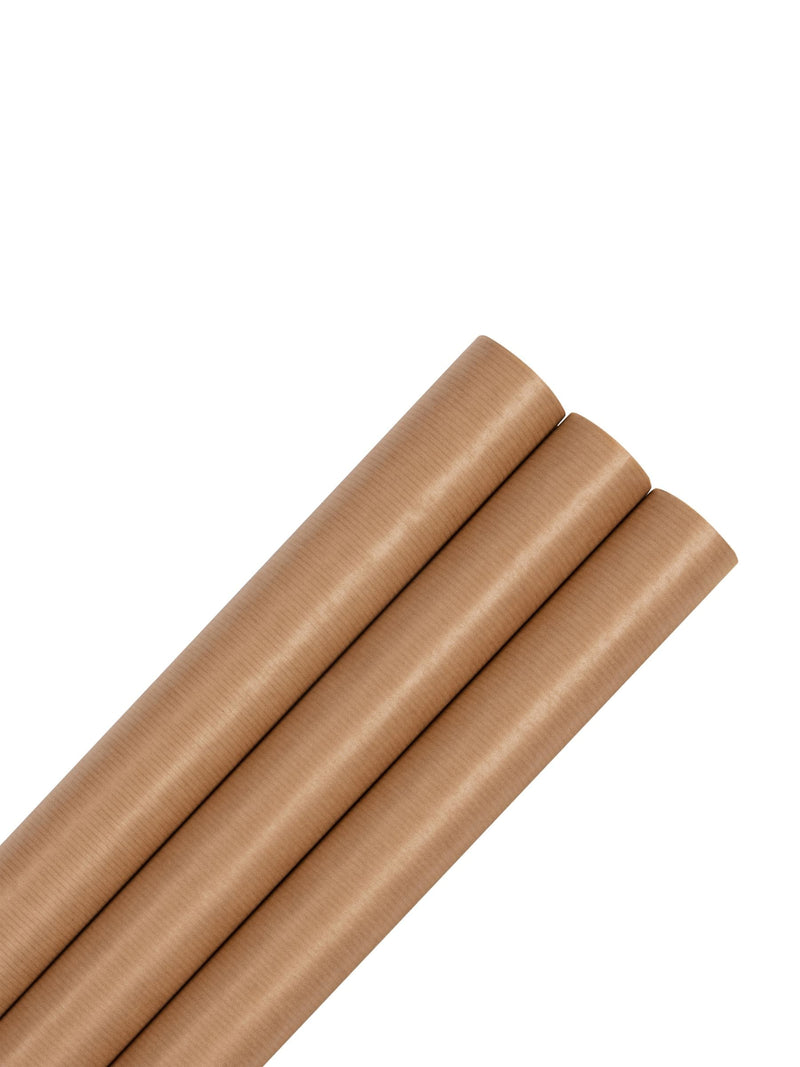 Hallmark brown Kraft wrapping paper pack of 3, UK version