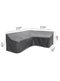 Pacific Grey Aerocover garden furniture cover 270x210x90cm, UK version