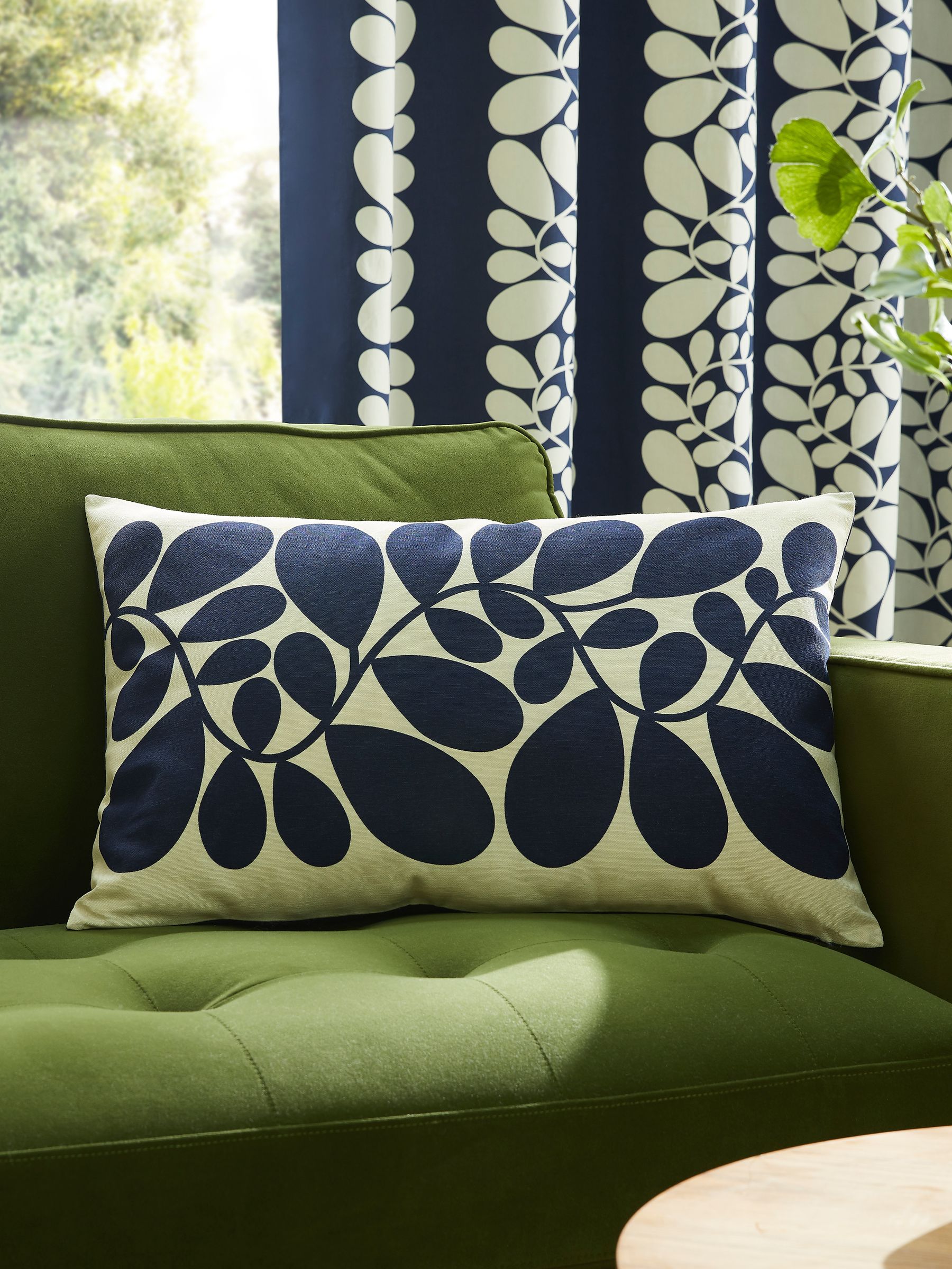 Orla Kiely Sycamore Stripe cushion 40x60cm - British product