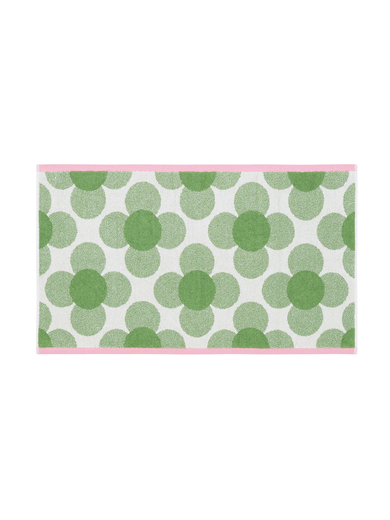 Orla Kiely clover flower cotton towel (British brand)