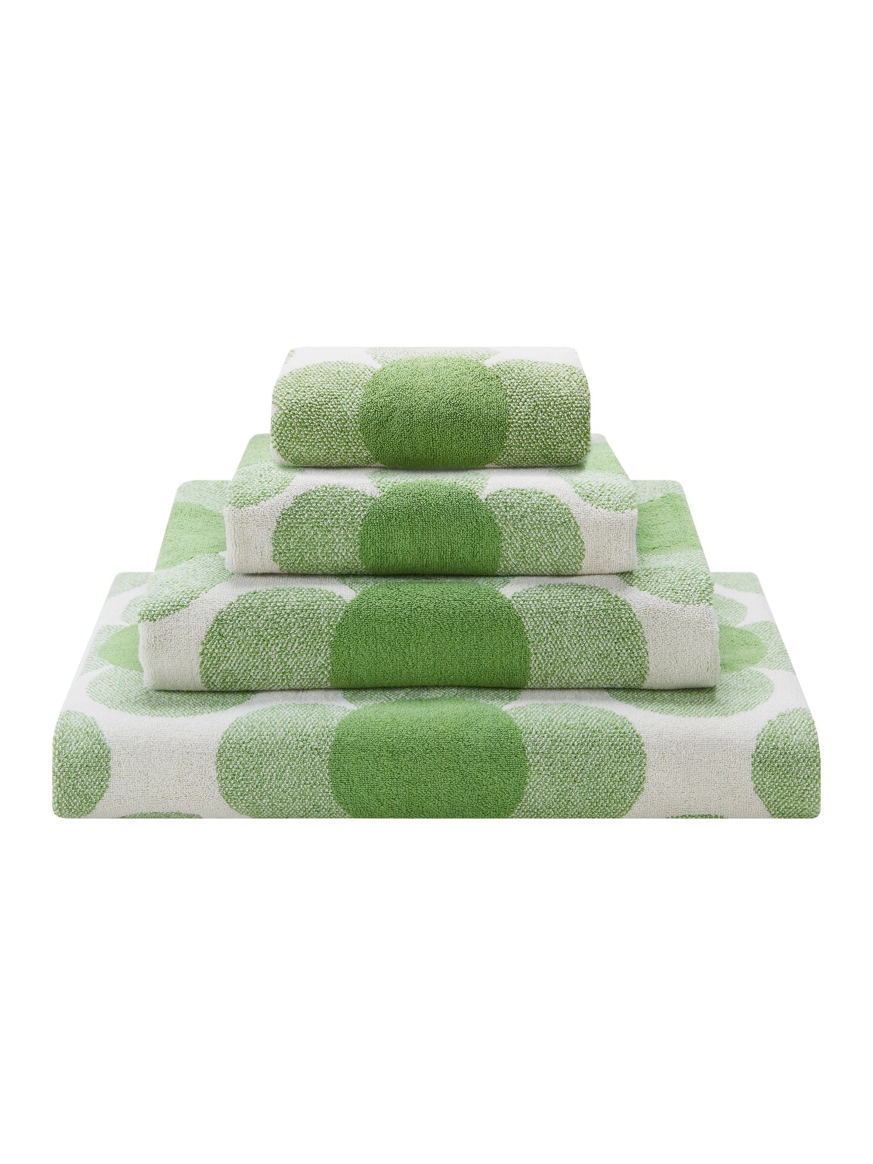 Orla Kiely clover flower cotton towel (British brand)
