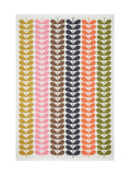 Orla Kiely Auburn Multi Stem 100% cotton towel - British product