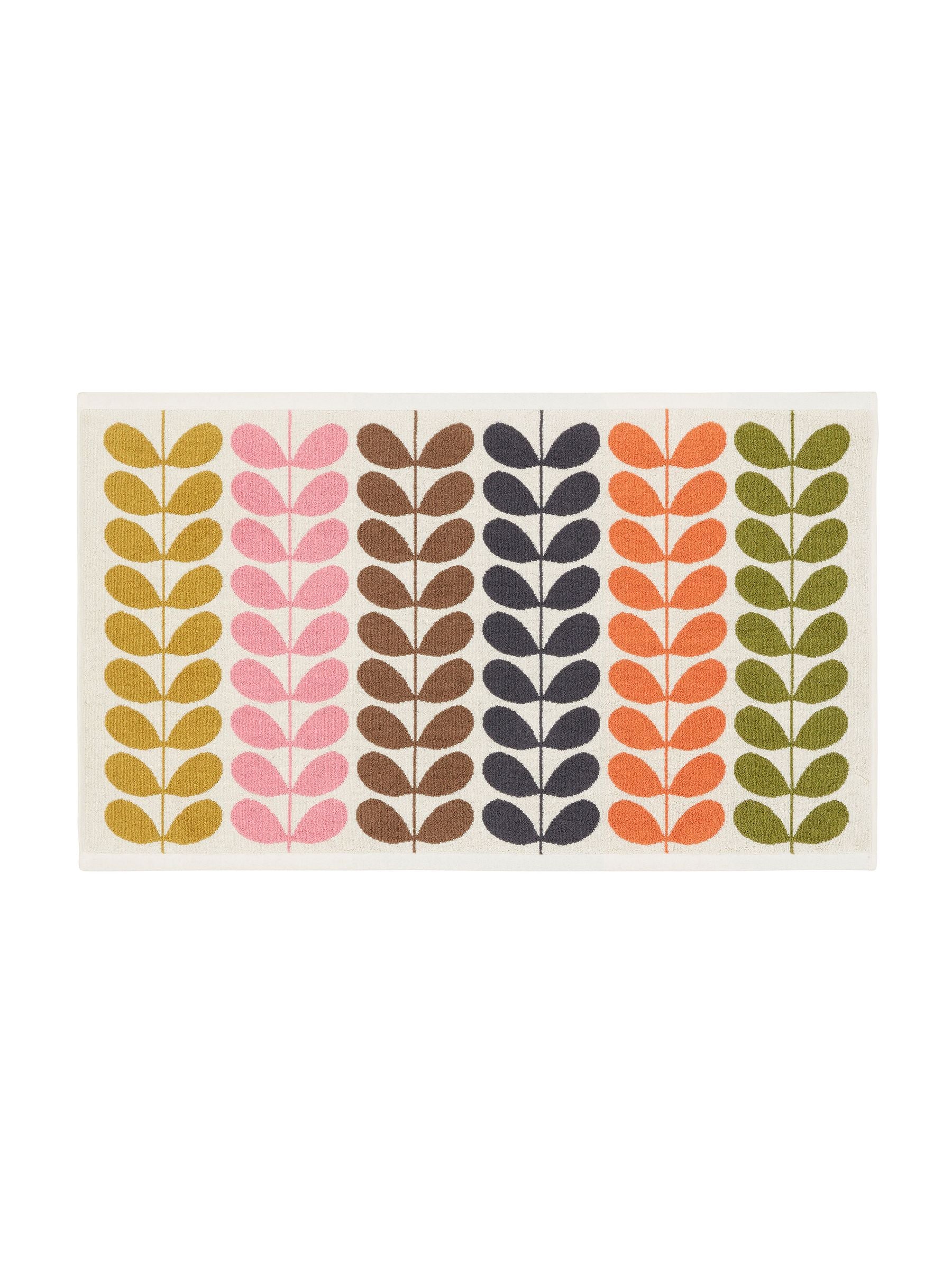 Orla Kiely Auburn Multi Stem 100% cotton towel - British product
