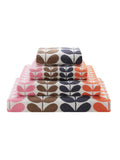Orla Kiely Auburn Multi Stem 100% cotton towel - British product