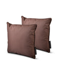 Outdoor Garden Cushions Silver Grey B Cushion Twin Pack