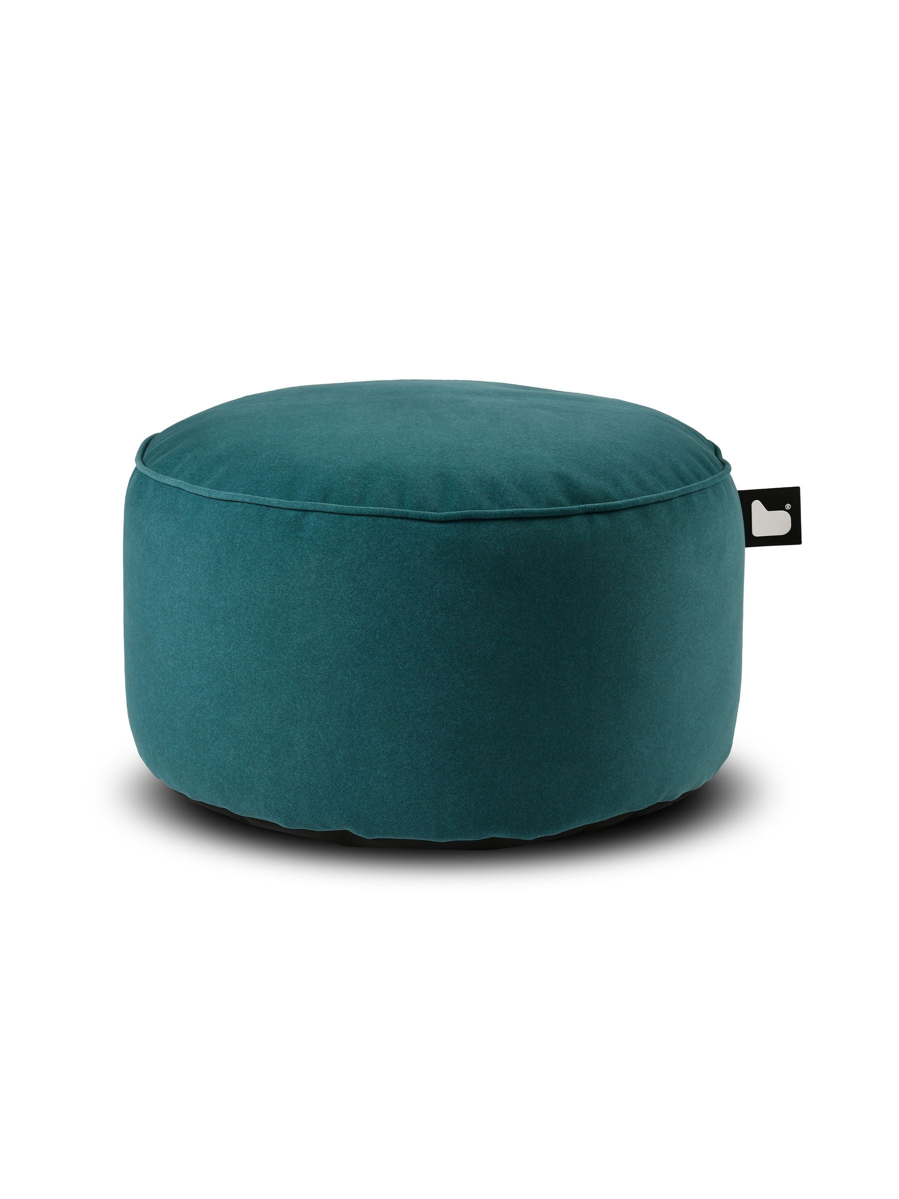 Extreme Lounging mustard bean bag pouffe (British brand)