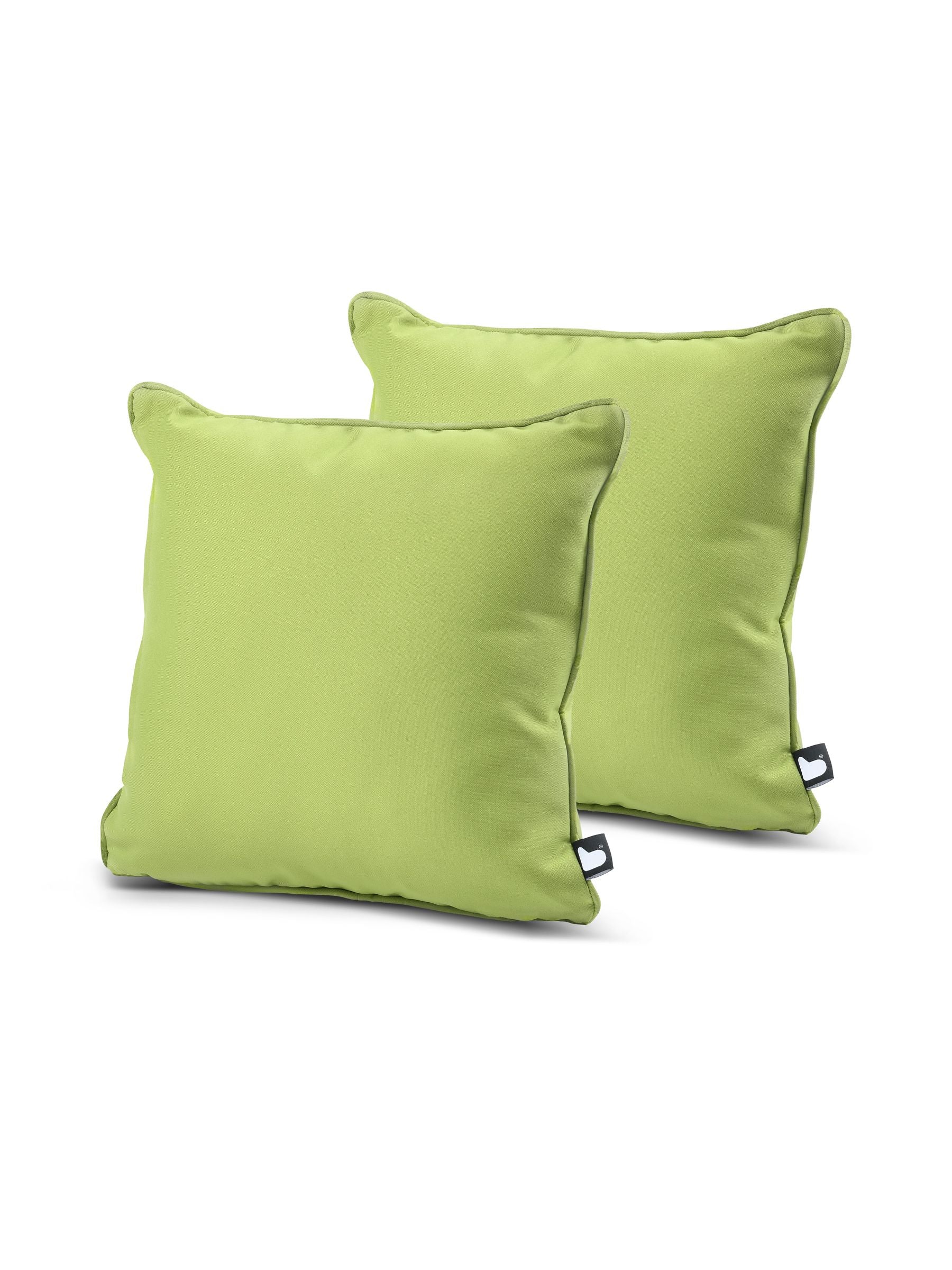 Outdoor Garden Cushions Silver Grey B Cushion Twin Pack