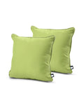 Outdoor Garden Cushions Silver Grey B Cushion Twin Pack