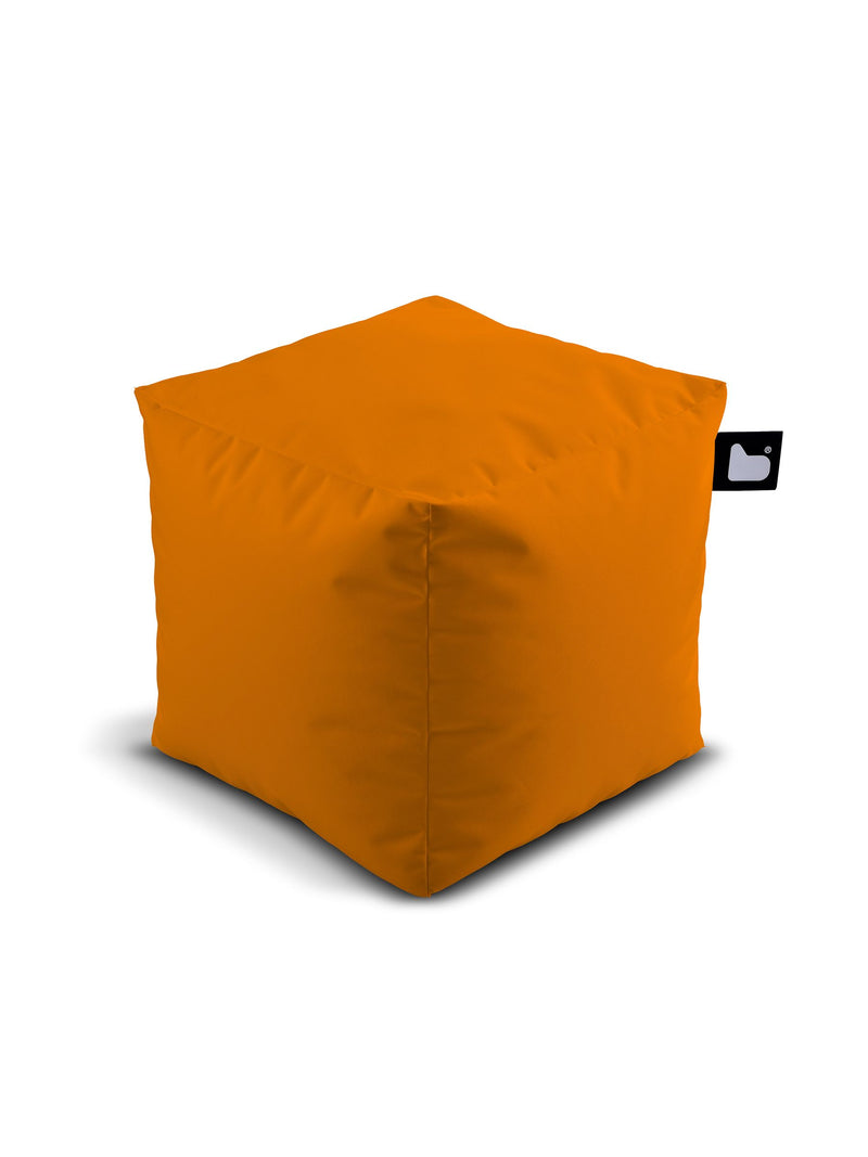 Extreme Lounging Orange B Box outdoor cube bean bag - British product