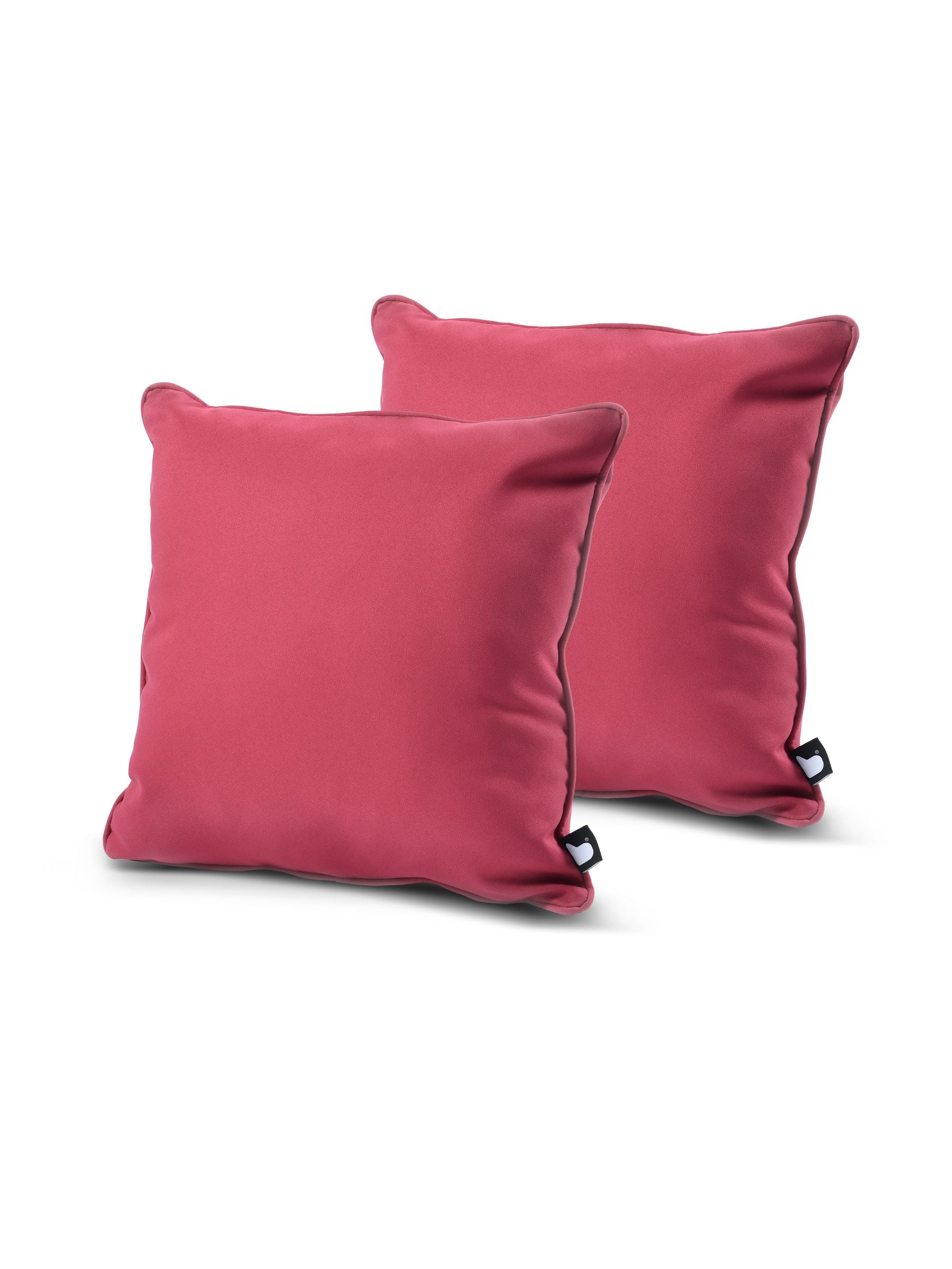 Outdoor Garden Cushions Silver Grey B Cushion Twin Pack