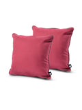 Outdoor Garden Cushions Silver Grey B Cushion Twin Pack