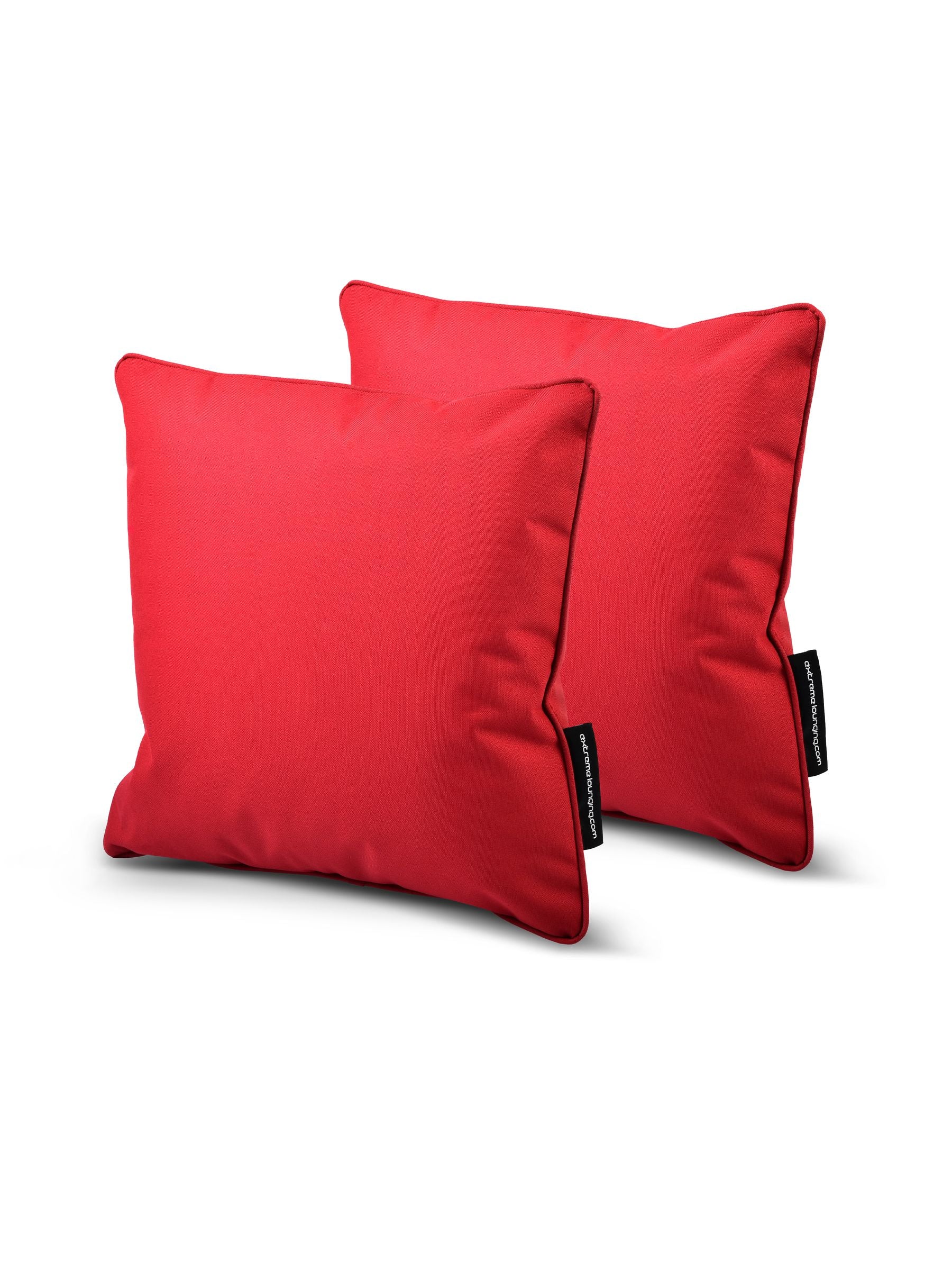 Outdoor Garden Cushions Silver Grey B Cushion Twin Pack