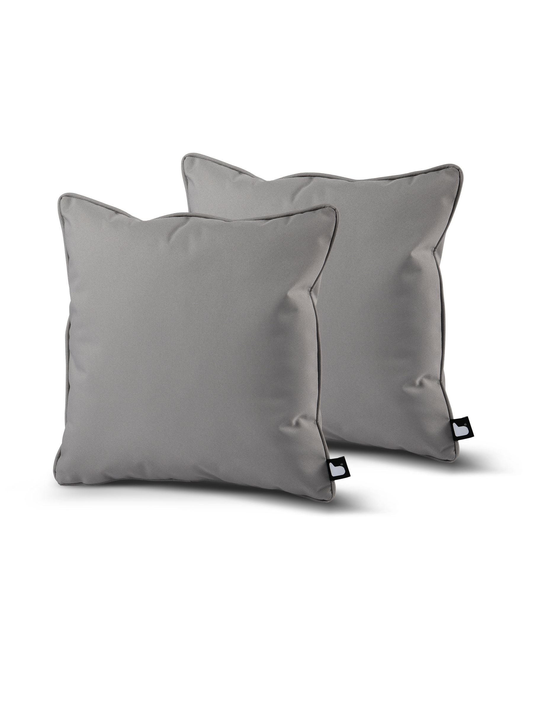 Extreme Lounging silver grey B cushion twin pack, UK version