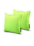 Outdoor Garden Cushions Silver Grey B Cushion Twin Pack