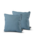 Outdoor Garden Cushions Silver Grey B Cushion Twin Pack