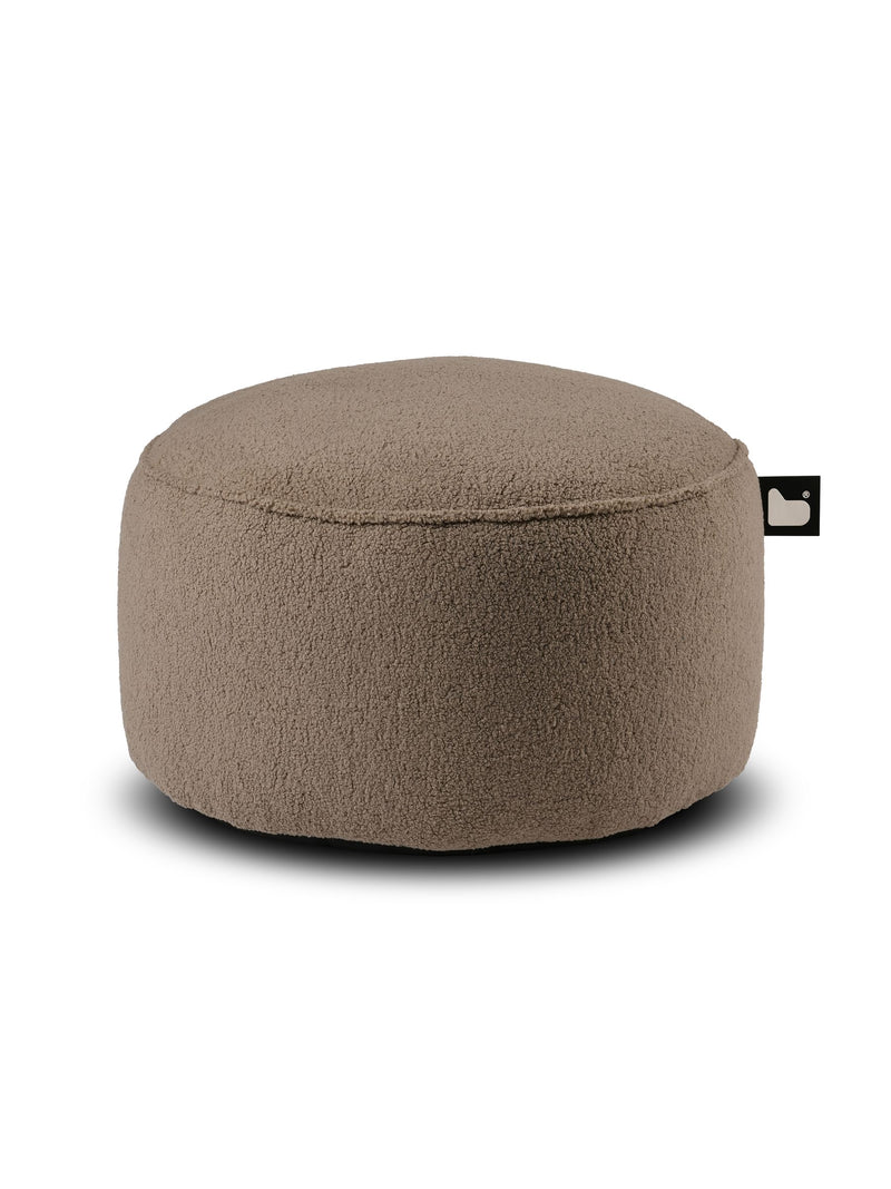 Extreme Lounging Mink B Pouffe teddy bean bag, imported from the UK